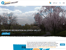 Tablet Screenshot of discoverlehighvalley.com